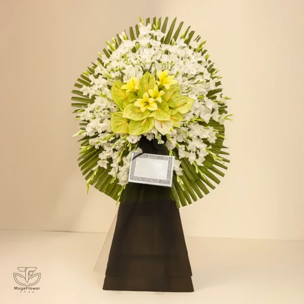 تاج گل ترحیم یک طبقه کد 2002