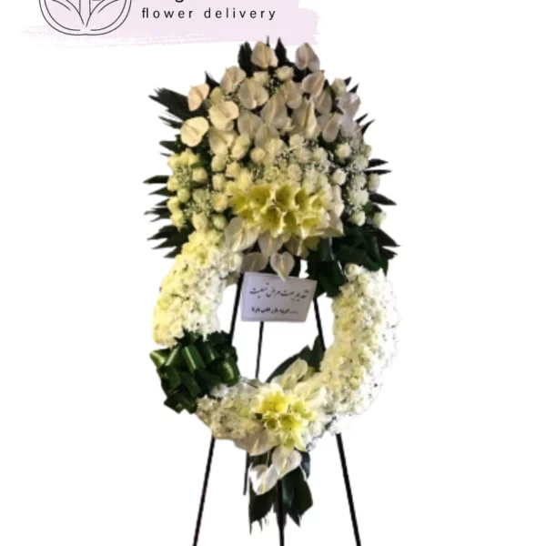 تاج گل درباری برای تسلیت کد 2009