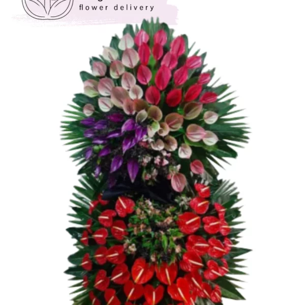 تاج گل فانتزی برای نمایشگاه و افتتاحیه کد 2072