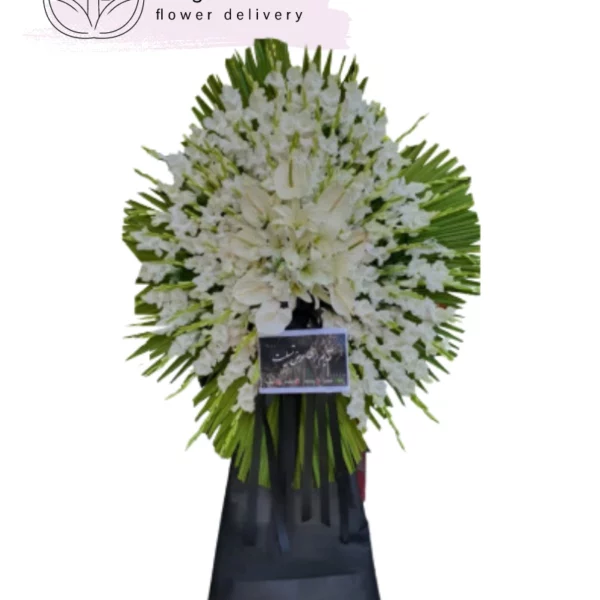 تاج گل یک طبقه کد 3009