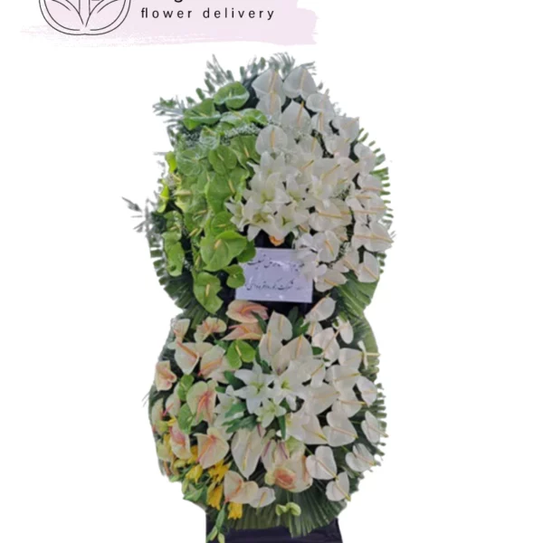 تاج گل دو طبقه فانتزی کد 2015