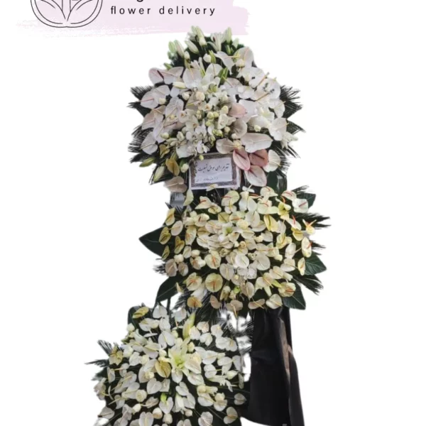 تاج گل 3 طبقه کد 3022