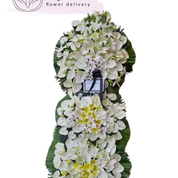 تاج گل 3 طبقه ترحیم کد 3035