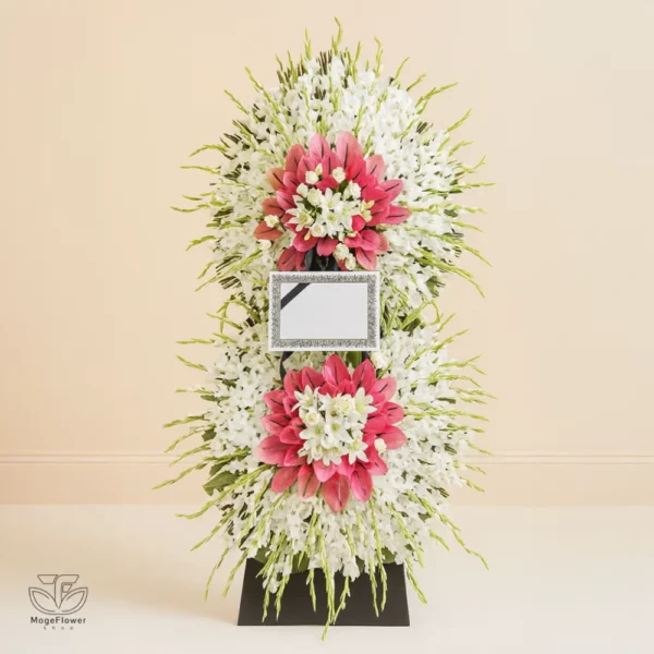 تاج گل 3 طبقه ترحیم کد 3035