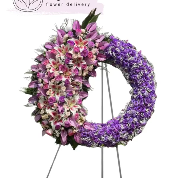 تاج گل تبریک کد 3042