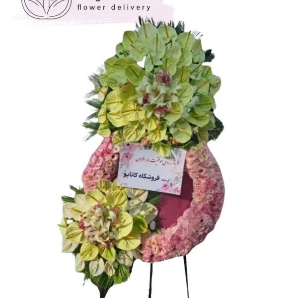 تاج گل سه تکه کد 3049