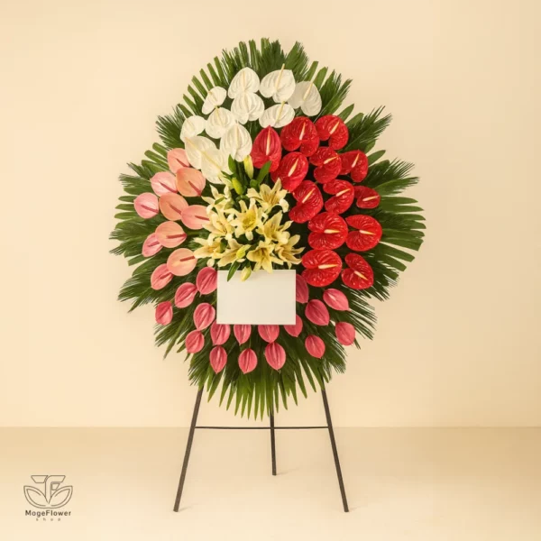 تاج گل یک طبقه کد 3149