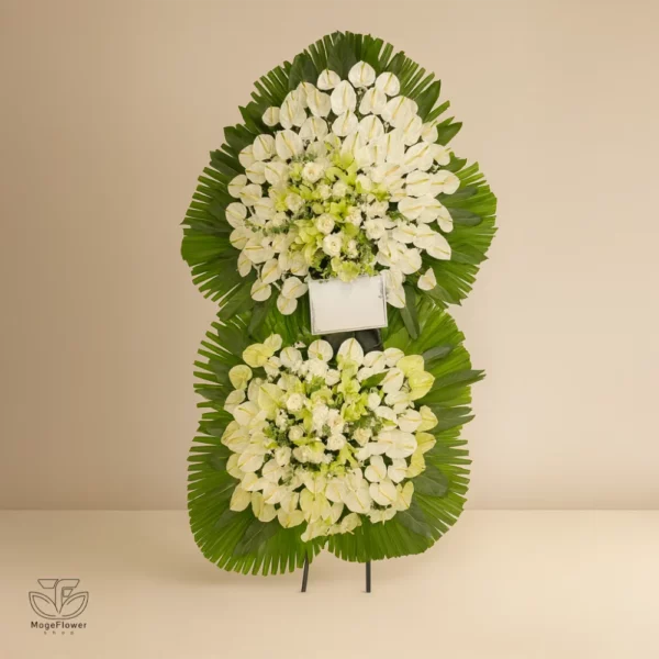 تاج گل دو طبقه کد 3172