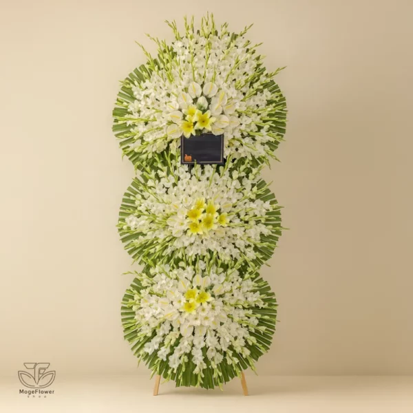 تاج گل سه طبقه کد 3176