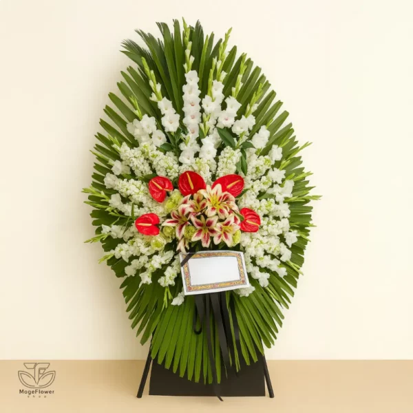 تاج گل یک طبقه کد 3233