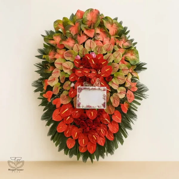 تاج گل یک طبقه کد 1234