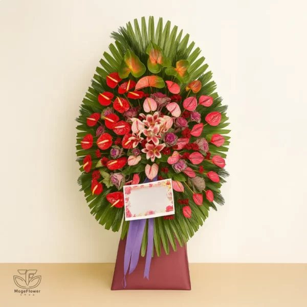 تاج گل یک طبقه کد 3238