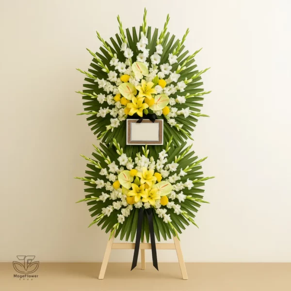 تاج گل دو طبقه کد 3239