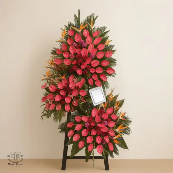 تاج گل سه طبقه کد 3240