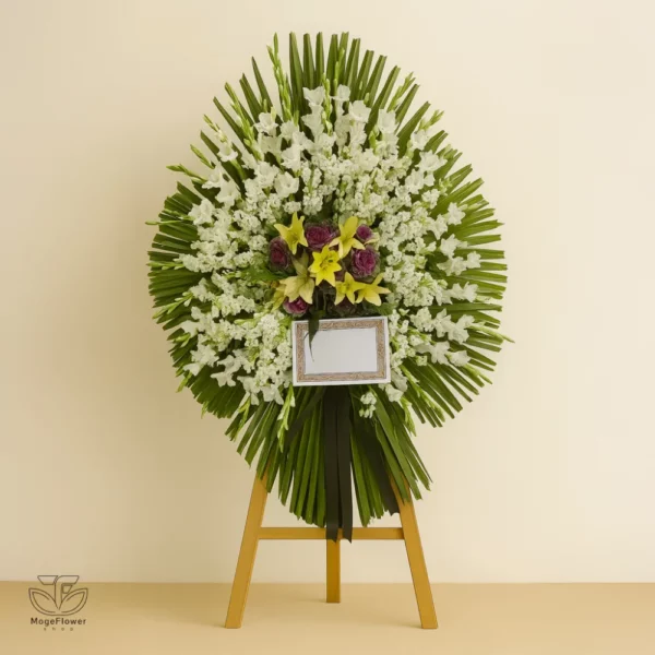 تاج گل یک طبقه کد 3243