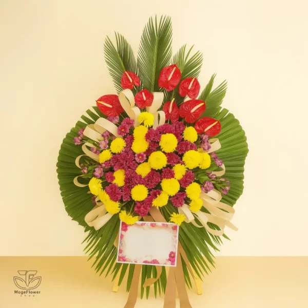 تاج گل یک طبقه کد 3349