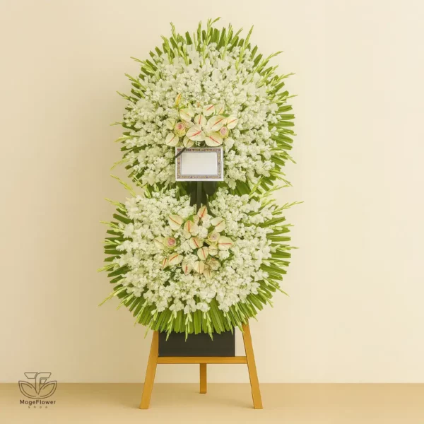 تاج گل دو طبقه کد 3251