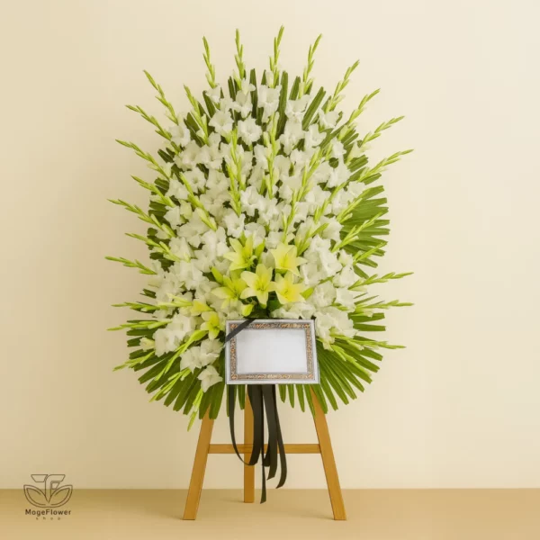 تاج گل یک طبقه کد 3255