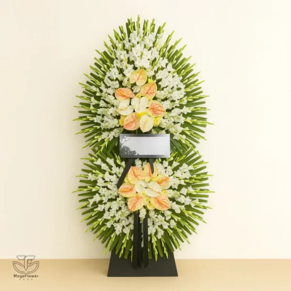 تاج گل دو طبقه کد 3256