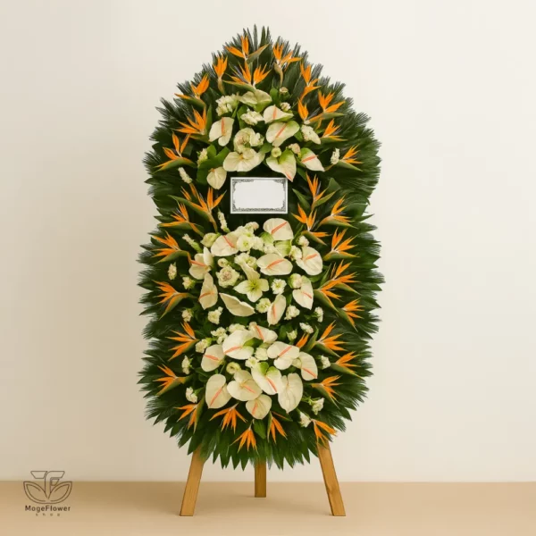 تاج گل سه طبقه کد 3259