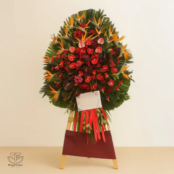 تاج گل یک طبقه کد 3271