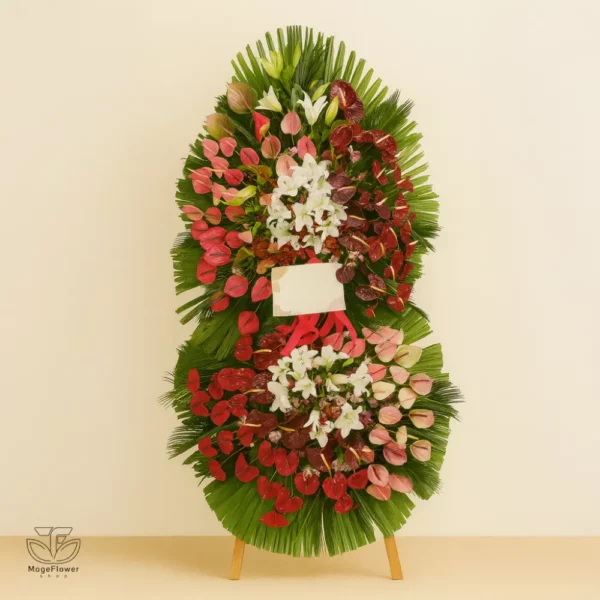 تاج گل یک طبقه کد 3272