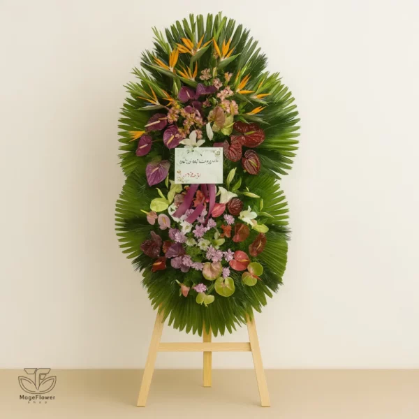 تاج گل دو طبقه کد 3275