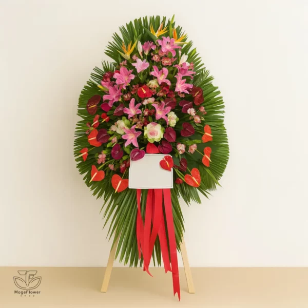 تاج گل یک طبقه کد 3286