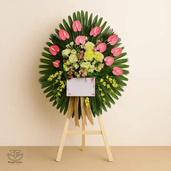 تاج گل یک طبقه کد 3289