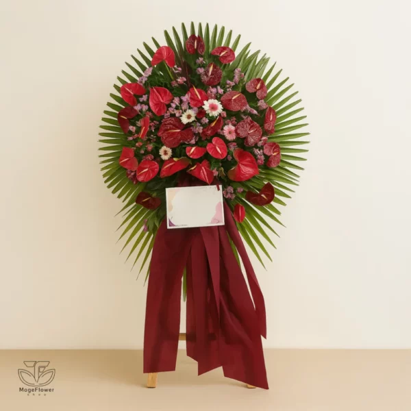 تاج گل یک طبقه کد 3291