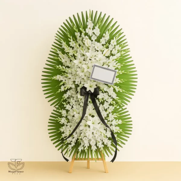 تاج گل دو طبقه کد 3299