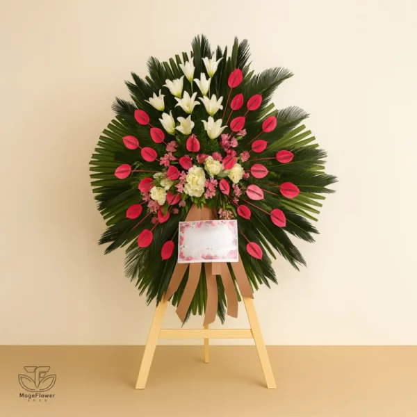 تاج گل یک طبقه کد 3314