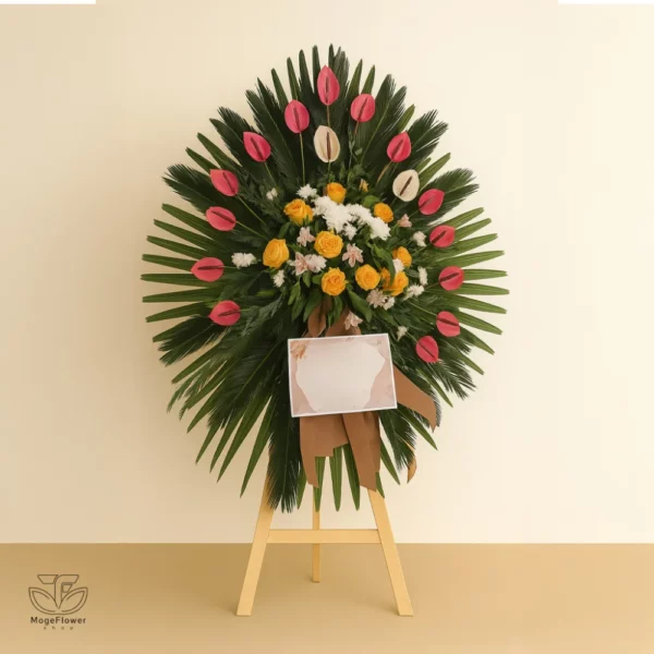 تاج گل یک طبقه کد 3326