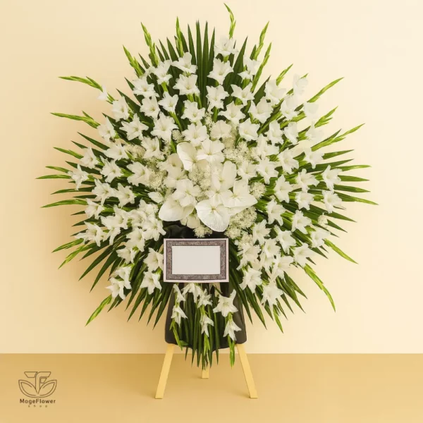 تاج گل یک طبقه کد 3327