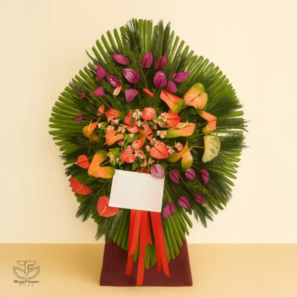 تاج گل یک طبقه کد 3337