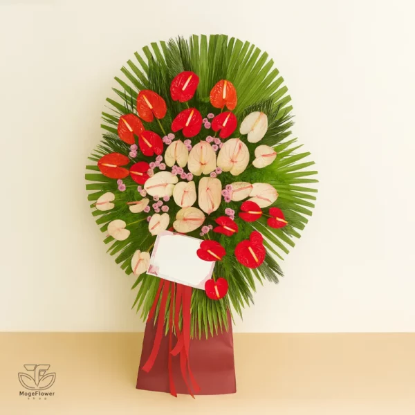 تاج گل یک طبقه کد 3338