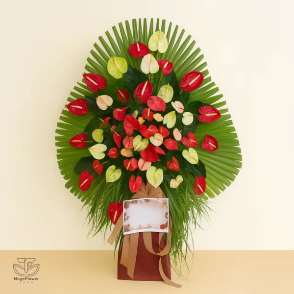 تاج گل یک طبقه کد 3342