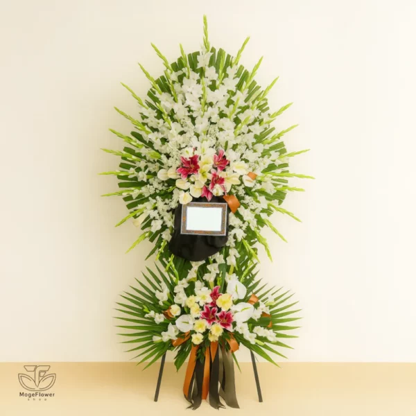 تاج گل دو طبقه کد 3350