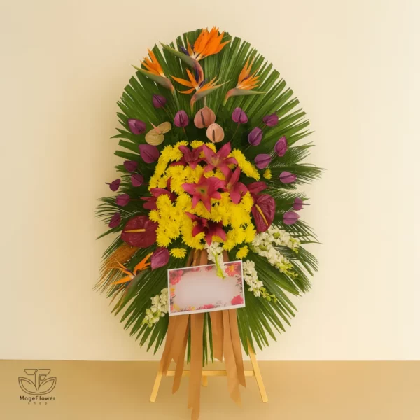 تاج گل یک طبقه کد 1352