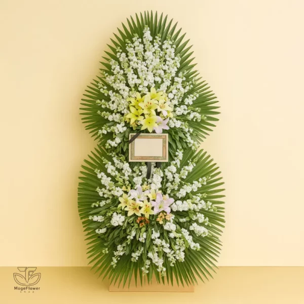 تاج گل دوطبقه کد 3371