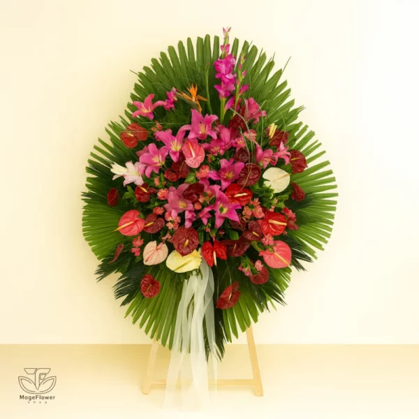 تاج گل یک طبقه کد 3374