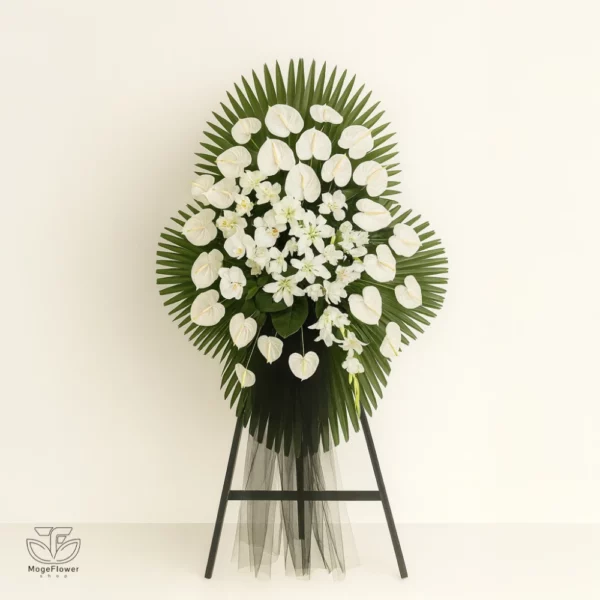 تاج گل یک طبقه کد 3384