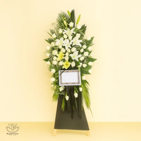 تاج گل یک طبقه کد 1390