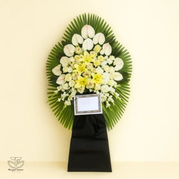 تاج گل دو طبقه کد 3394