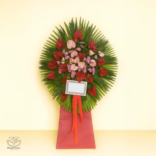 تاج گل یک طبقه کد 3398