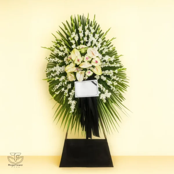 تاج گل یک طبقه کد 3399