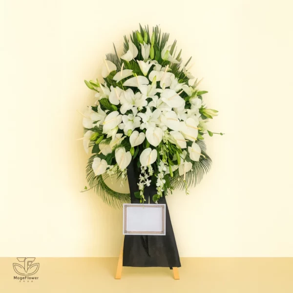 تاج گل یک طبقه کد 3401