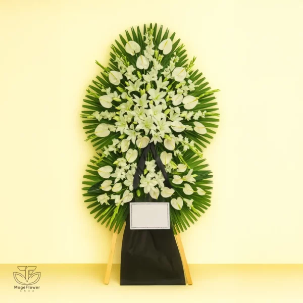 تاج گل دو طبقه کد 3405