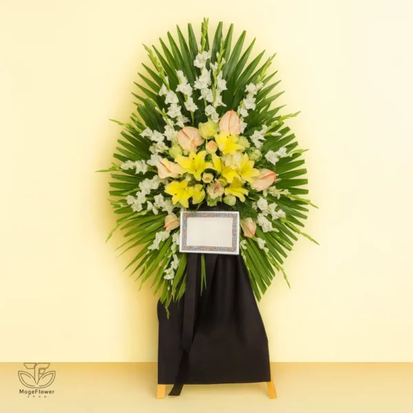 تاج گل یک طبقه کد 3407