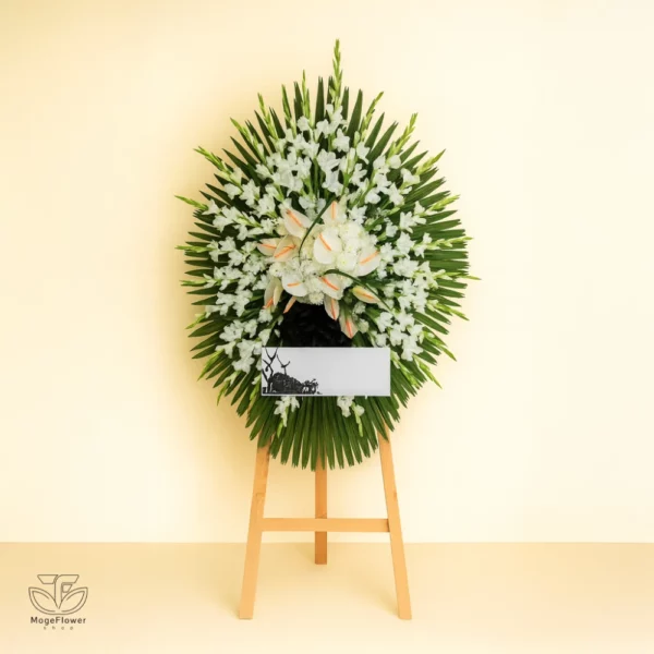 تاج گل یک طبقه کد 3411